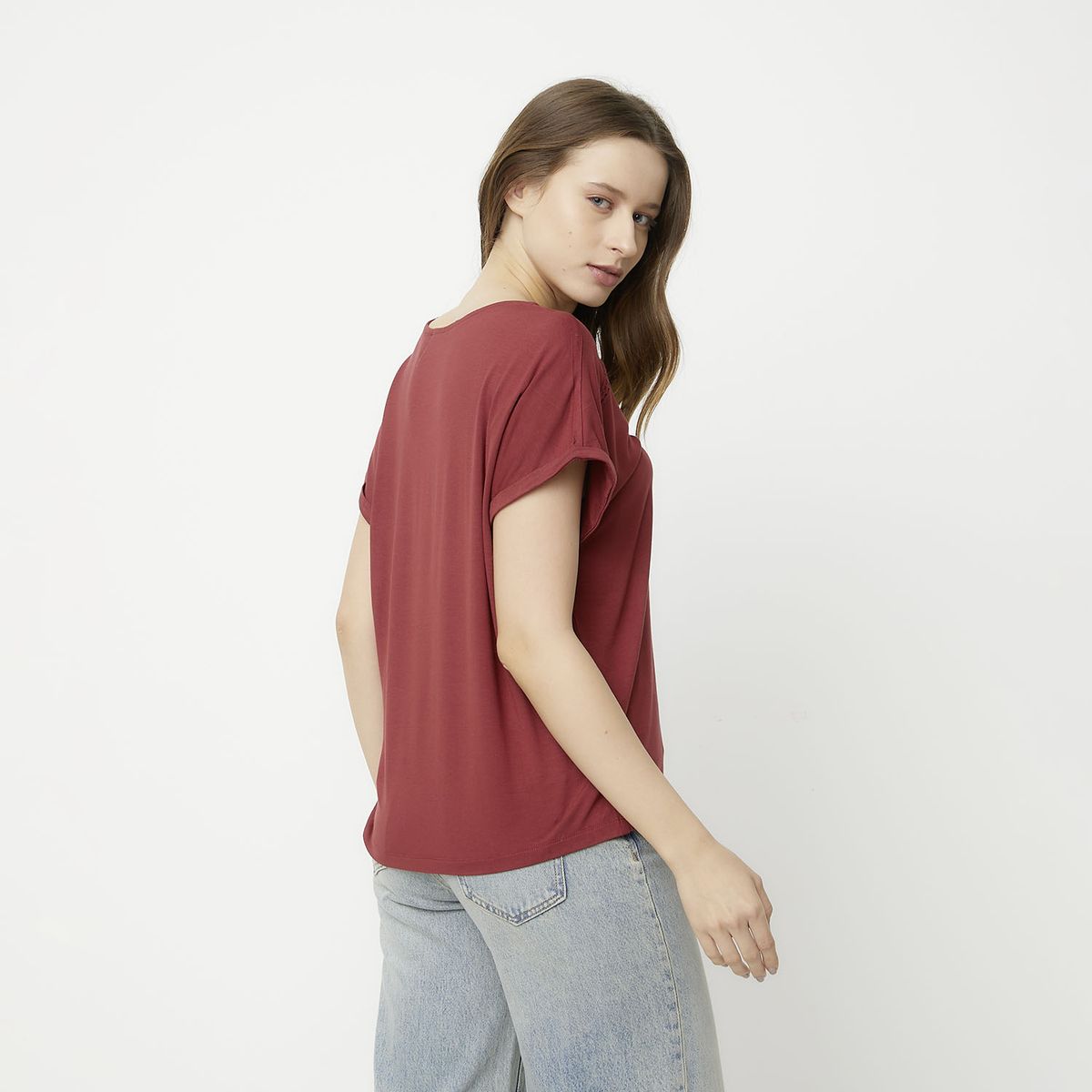 VERO MODA - Polera Manga Corta Cuello Redondo Mujer Vero Moda