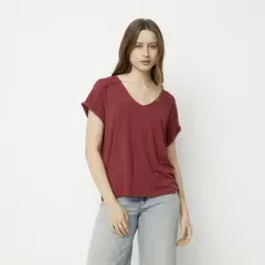 VERO MODA - Polera Manga Corta Cuello Redondo Mujer