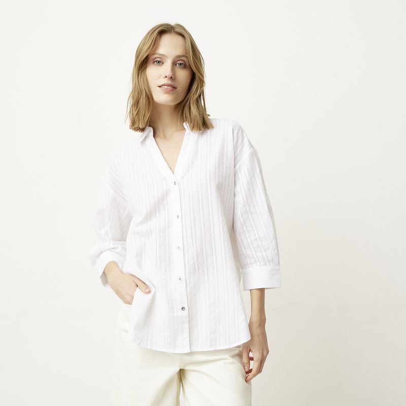 VERO MODA - Blusa Rayas Brillantes Mujer Vero Moda