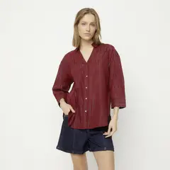 VERO MODA - Blusa Rayas Brillantes Mujer