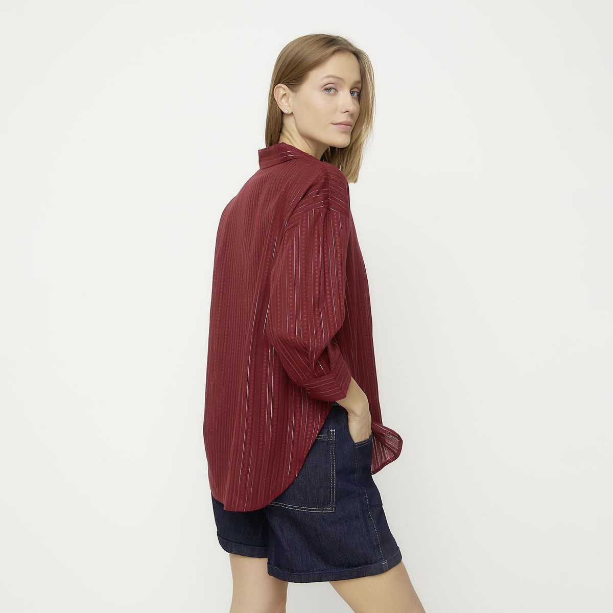 VERO MODA - Blusa Rayas Brillantes Mujer Vero Moda