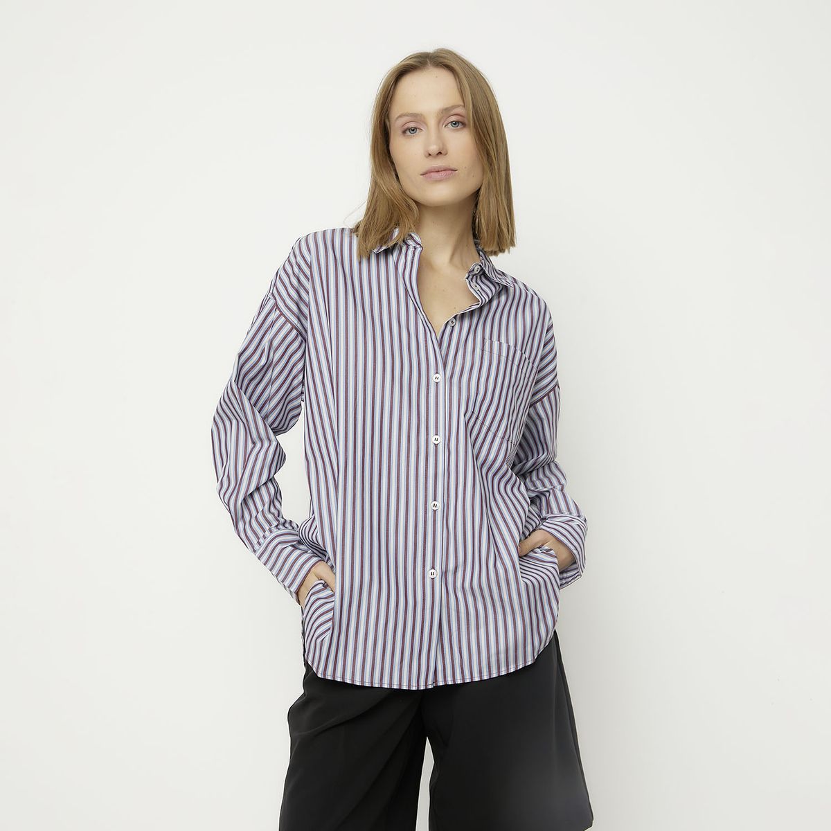 VERO MODA - Blusa Rayas 100% Algodón Mujer Vero Moda