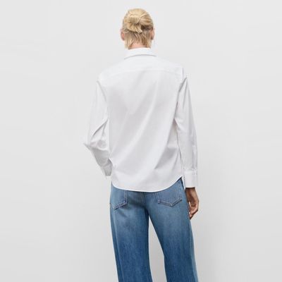 Imagen 2 del producto Blusa Regular Mezcla Algodón Lyocell Mujer