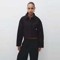 Chaqueta Crop Bolsillos Mujer