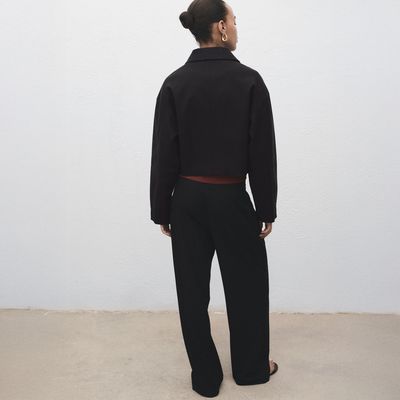 Imagen 2 del producto Chaqueta Crop Bolsillos Mujer