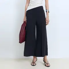 MANGO - Pantalón Palazzo Fluido Mujer
