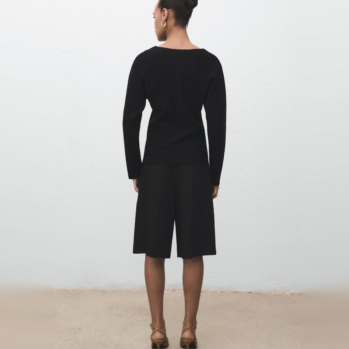 MANGO - Chaqueta Punto Botones Joya Mujer Mango