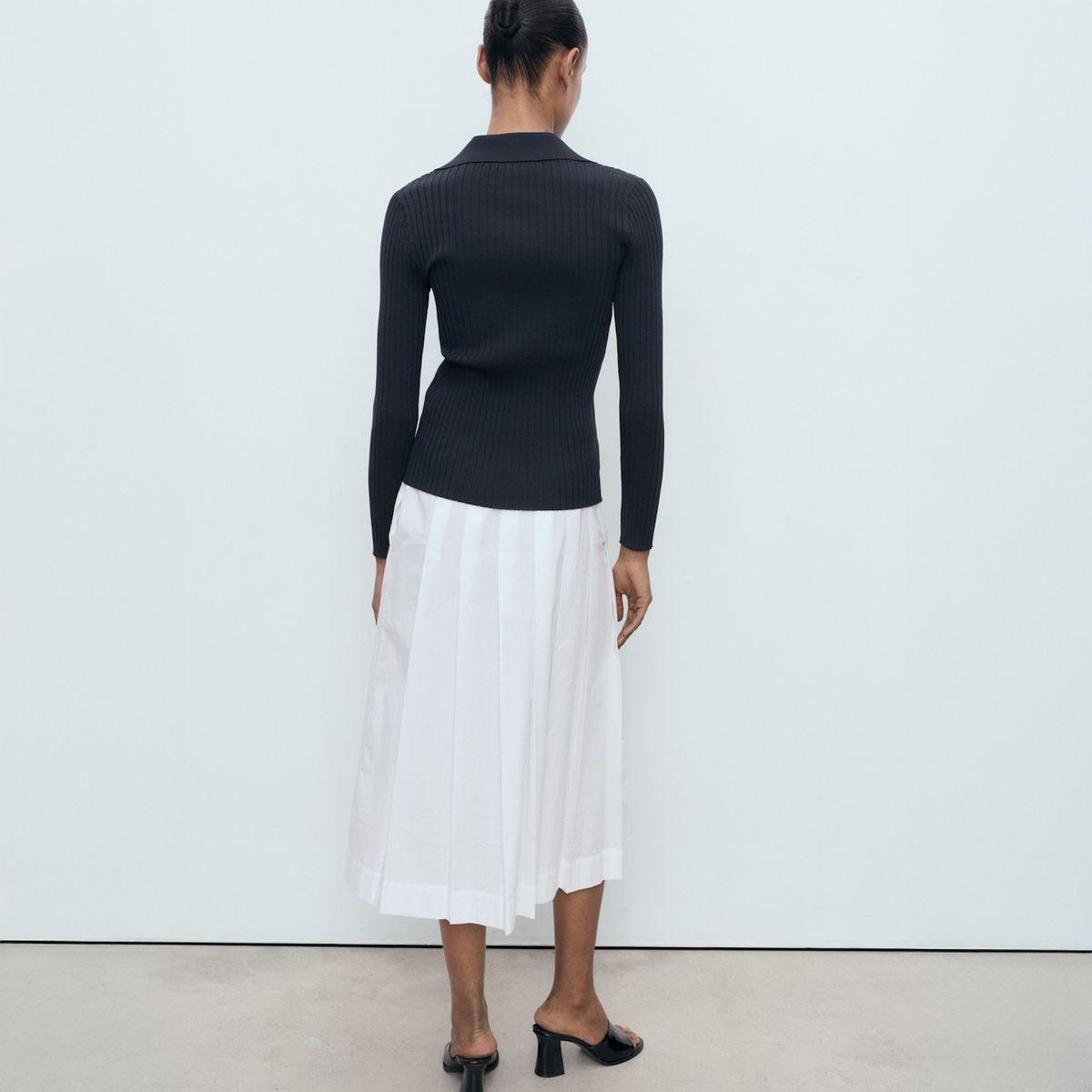 MANGO - Chaleco Solapas Canalé Mujer Mango