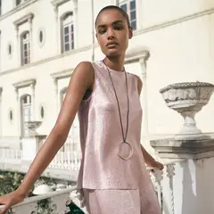 MANGO - Blusa Satinada Efecto Arrugado Mujer