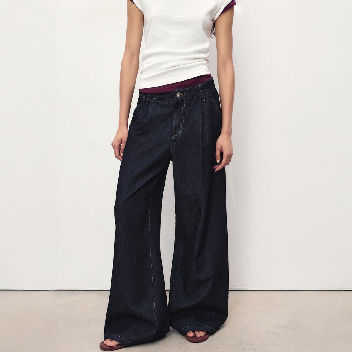 MANGO - Jeans Wide Leg Mujer Mango