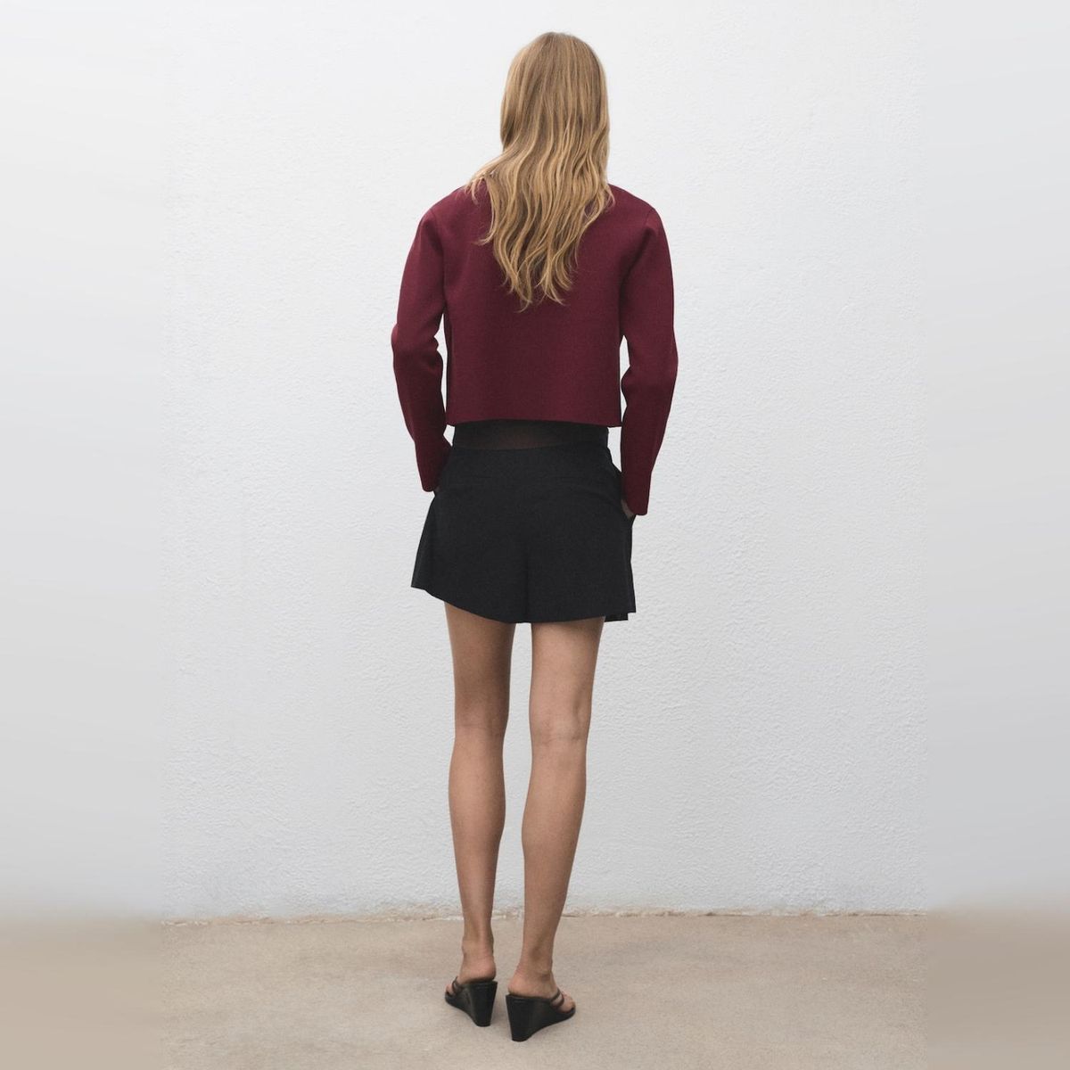 MANGO - Chaqueta Punto Bolsillos Mujer Mango