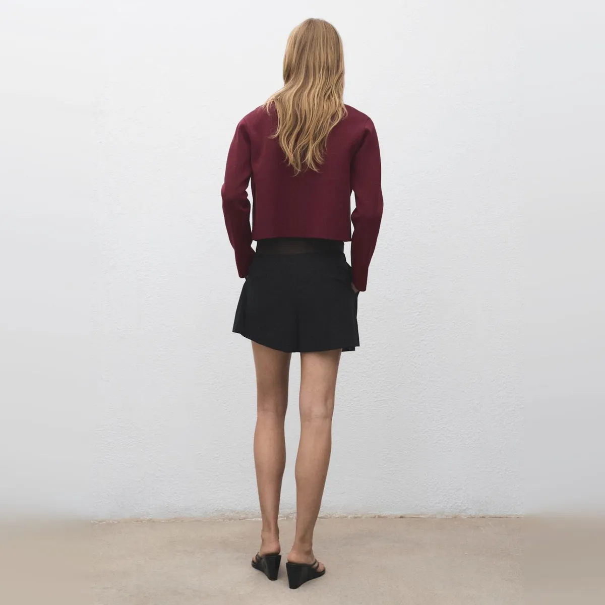 MANGO - Chaqueta Punto Bolsillos Mujer Mango