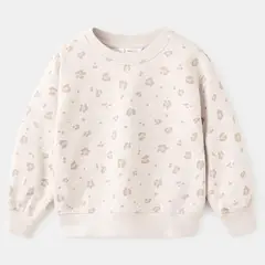 MANGO KIDS - Polerón Algodón Leopardo Bebé Niña