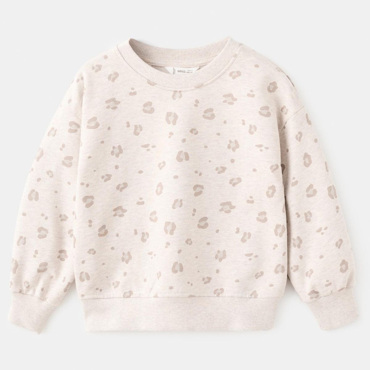 MANGO KIDS - Polerón Algodón Leopardo Bebé Niña Mango Kids