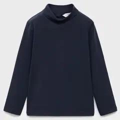 MANGO KIDS - Polera Cuello Alto Bebé Niño Mango