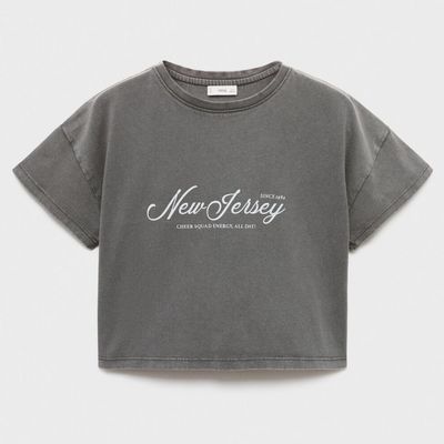 Imagen 2 del producto Polera Crop Estampada Niña Mango