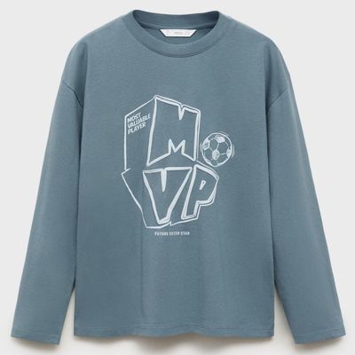 Imagen 2 del producto Polera Manga Larga Estampada Niño Mango