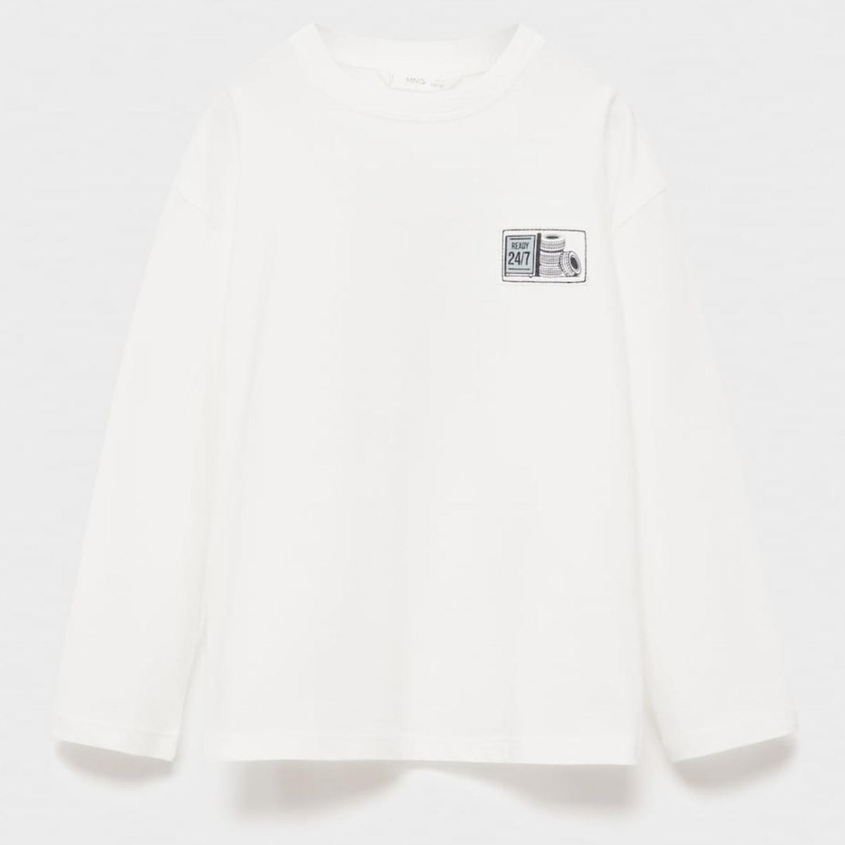 MANGO KIDS - Polera Manga Larga Estampada Niño Mango