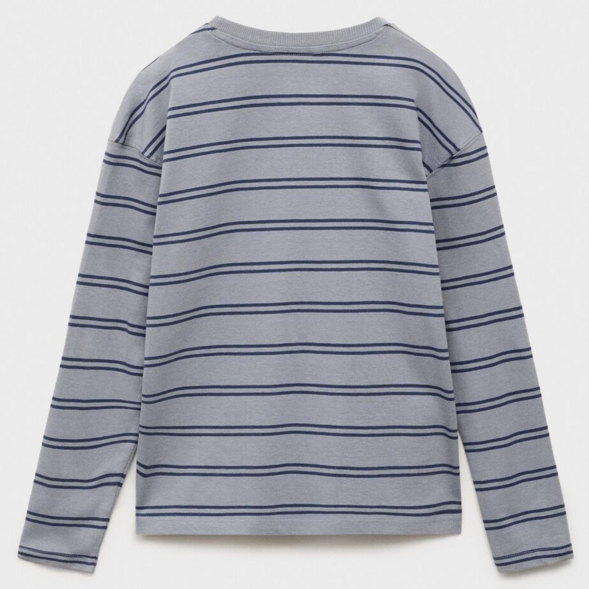 MANGO KIDS - Polera Rayas Bolsillo Niño Mango