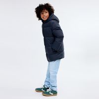 Abrigo Largo Forro Acolchado Niño Mango