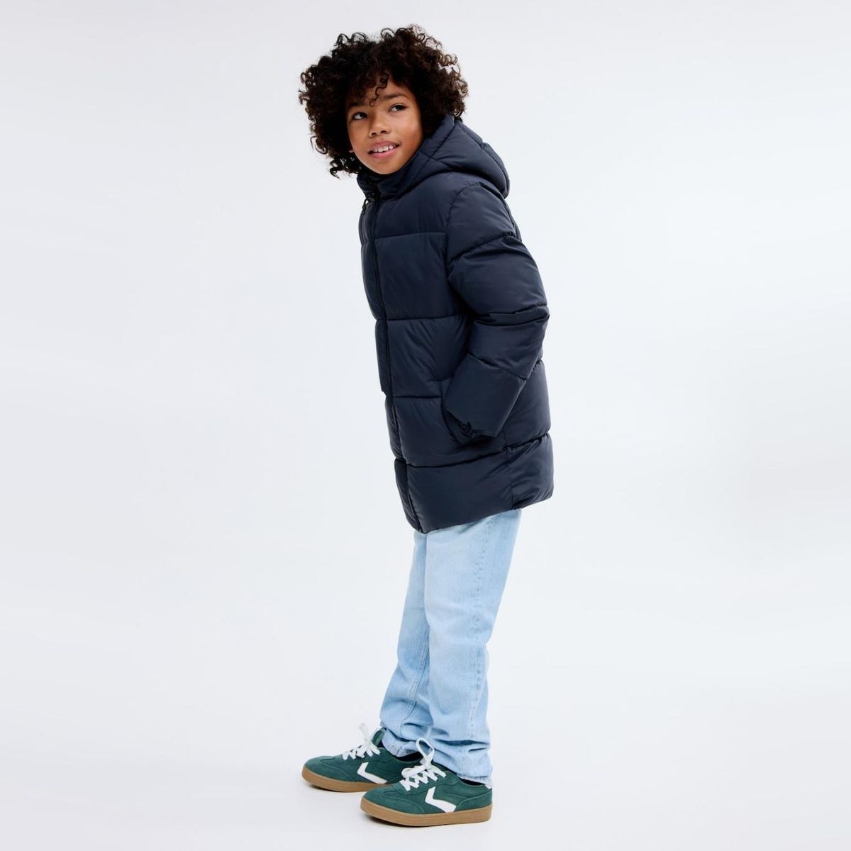 MANGO KIDS - Abrigo Largo Forro Acolchado Niño Mango