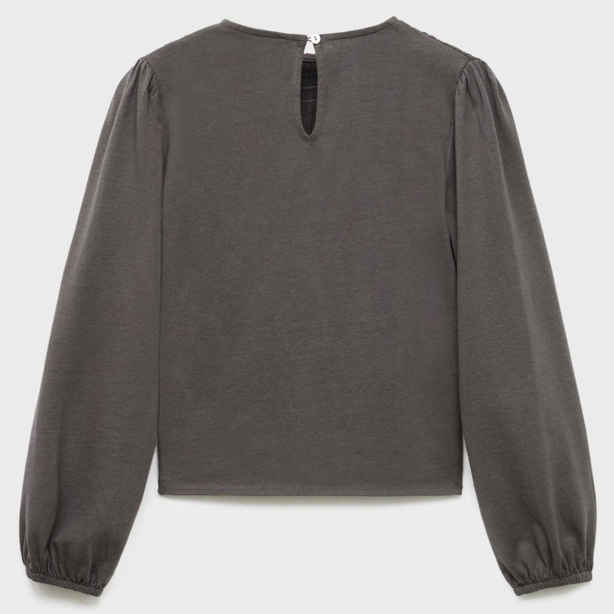 MANGO KIDS - Polera Fruncida Manga Larga Niña Mango