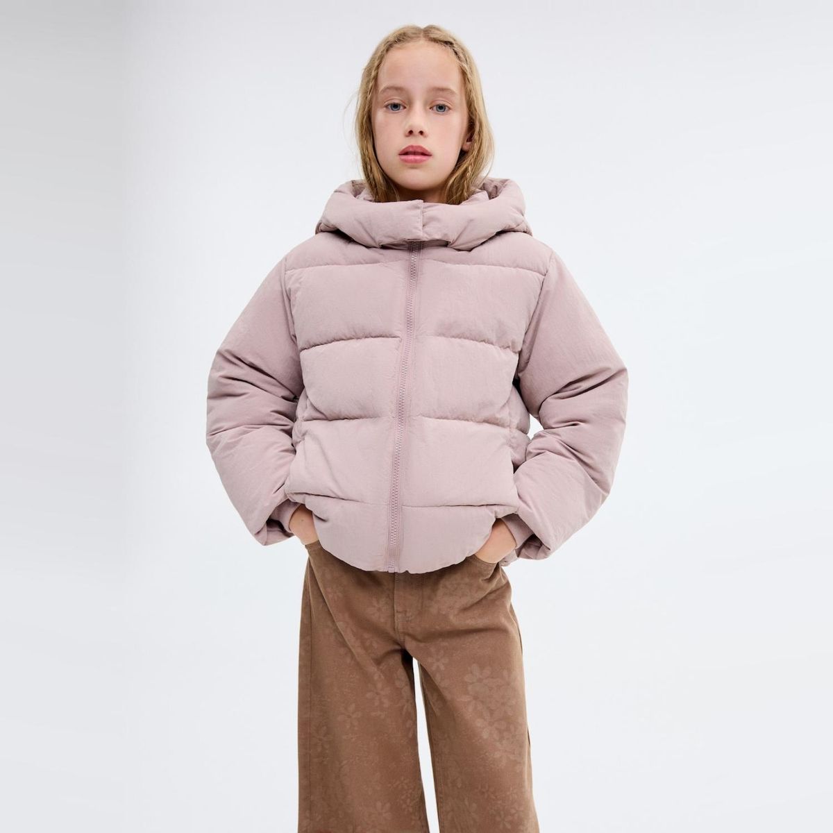 MANGO KIDS - Parka Acolchado Capucha Niña Mango