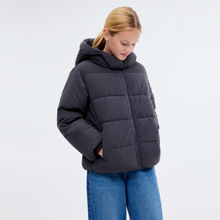 MANGO KIDS Parka Acolchado Capucha Niña Mango