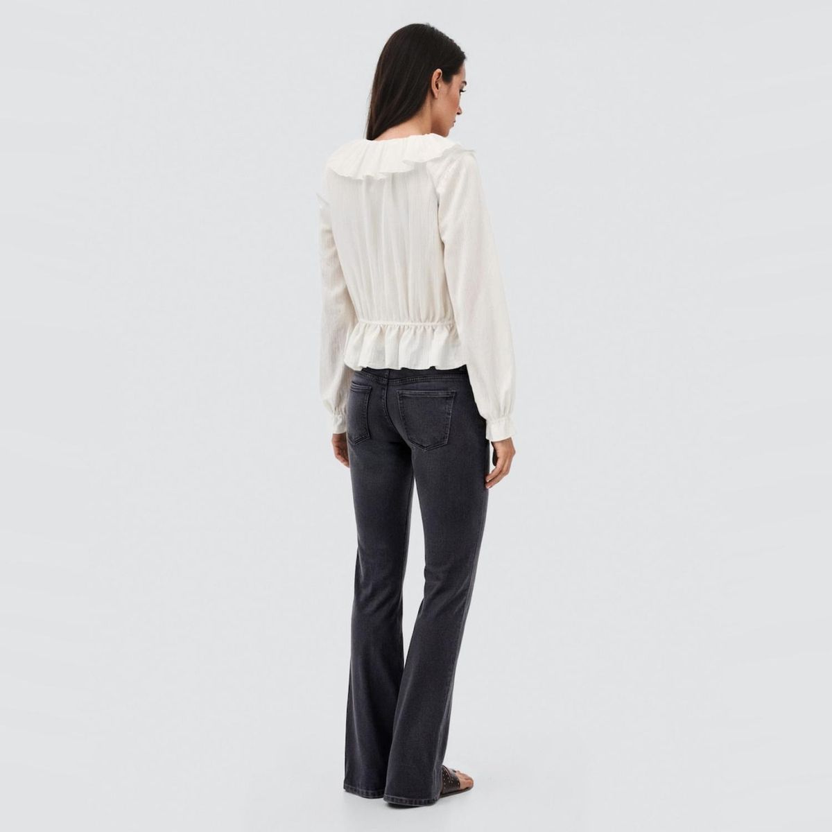 MANGO TEEN - Blusa Cruzada Volantes Niña Mango