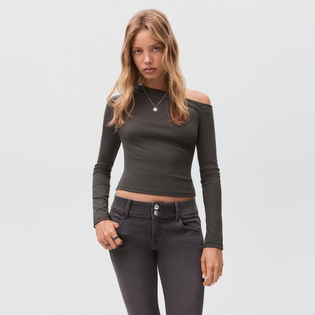 MANGO TEEN - Polera Algodón Asimétrica Niña Mango