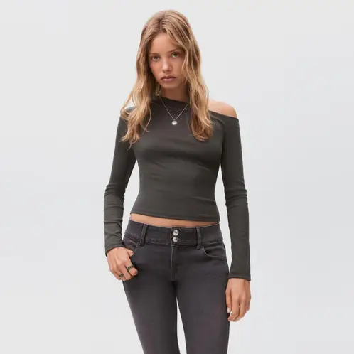 MANGO TEEN - Polera Algodón Asimétrica Niña Mango