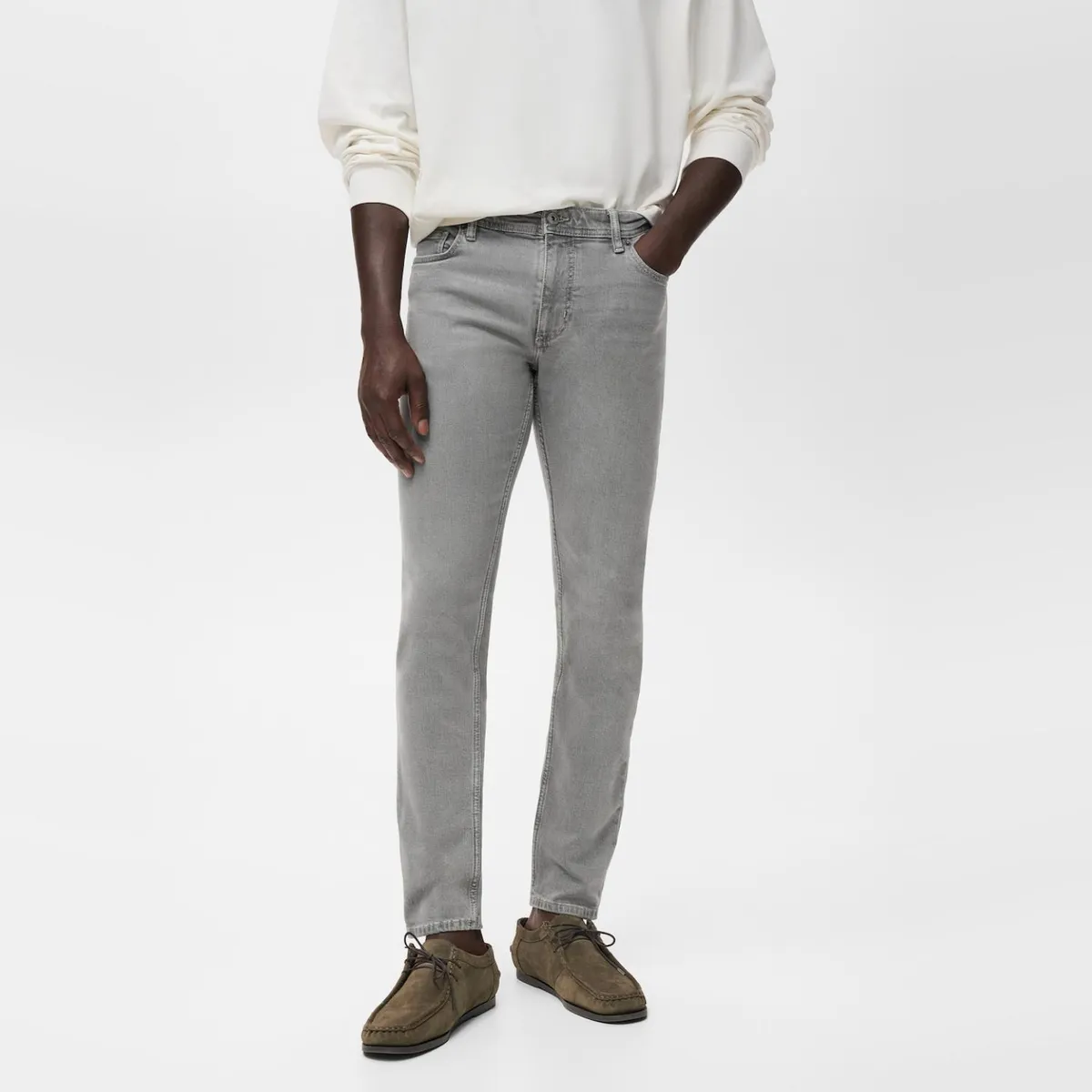 MANGO MAN - Jeans Jan Slim Fit Lavado Hombre Mango Man