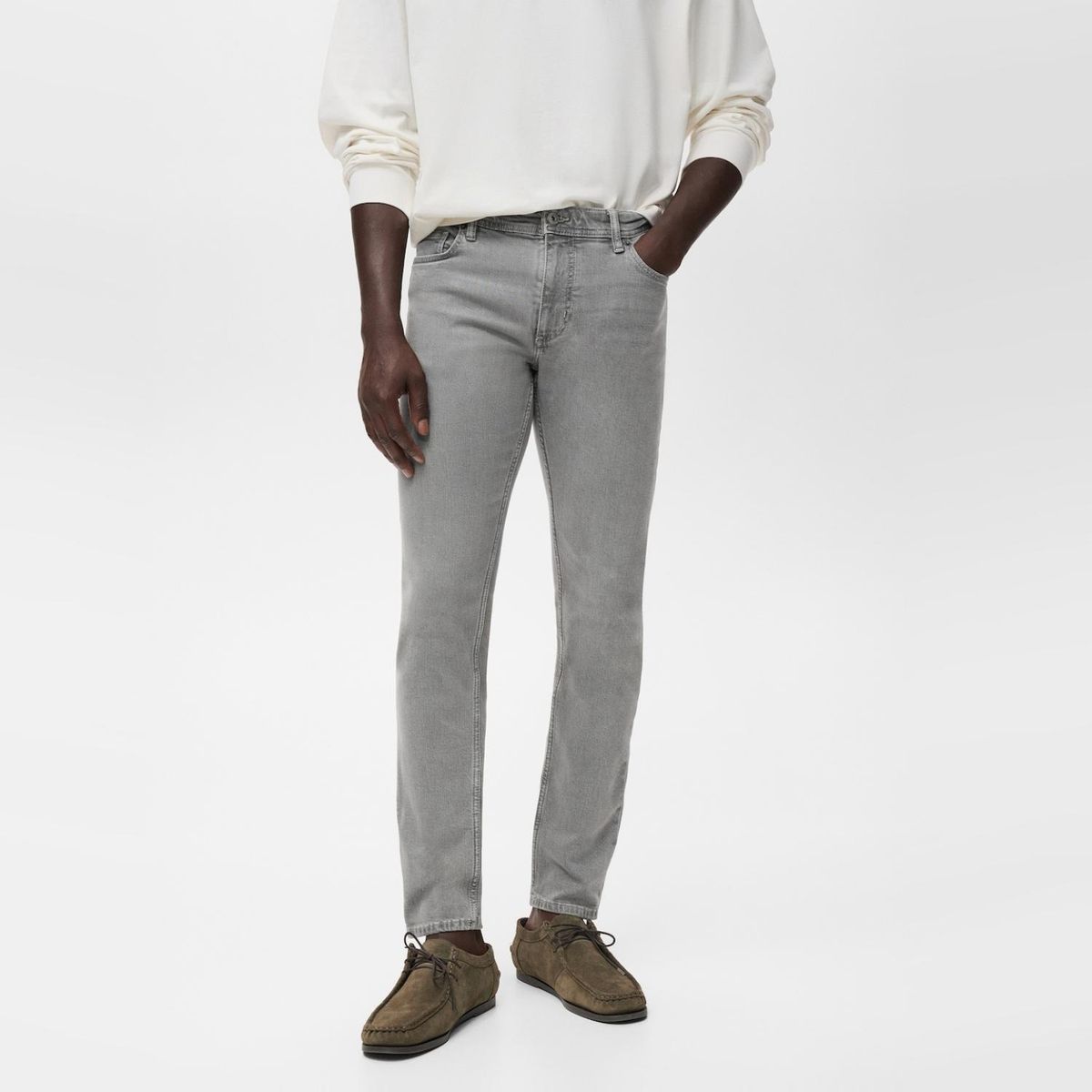 MANGO MAN - Jeans Jan Slim Fit Lavado Hombre Mango Man