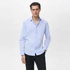 MANGO MAN - Camisa 100% Algodón Regular Fit Hombre