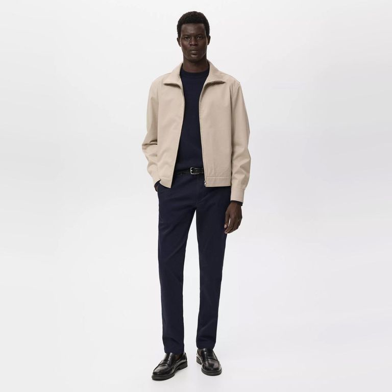 Pantalón Barna Slim Fit Chino Sarga Hombre
