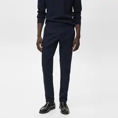 MANGO MAN - Pantalón Barna Slim Fit Chino Sarga Hombre