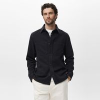 Sobrecamisa Vaquera Bolsillos Hombre Mango