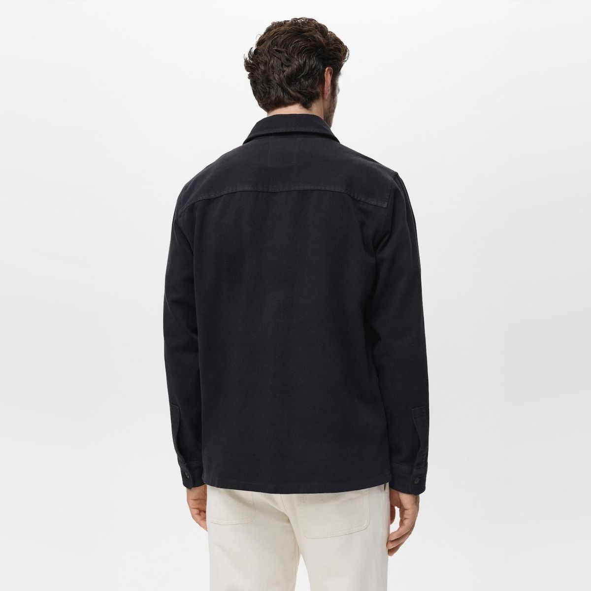 MANGO MAN - Sobrecamisa Vaquera Bolsillos Hombre Mango