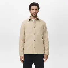 MANGO MAN - Sobrecamisa Vaquera Bolsillos Hombre Mango