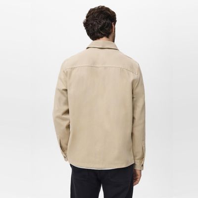 Imagen 2 del producto Sobrecamisa Vaquera Bolsillos Hombre Mango