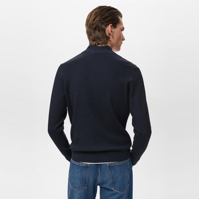 Imagen 2 del producto Sweater Canalé Cuello Cremallera Hombre