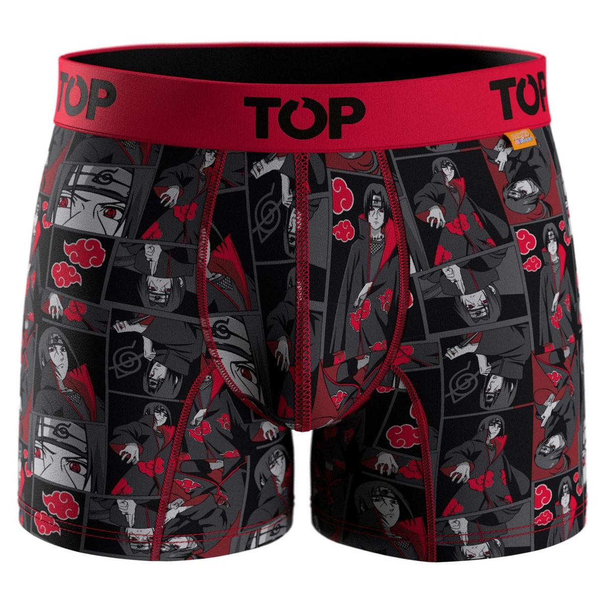 TOP - Pack de 3 Boxers Algodón Naruto Shippūden Hombre Top