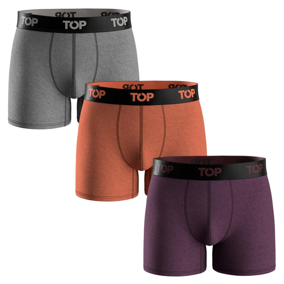 TOP - Pack de 3 Boxers Algodón Hombre Top