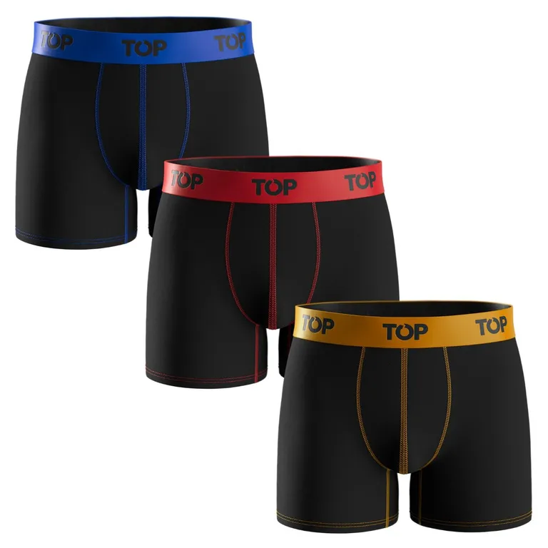 Pack de 3 Boxers Algodón Hombre
