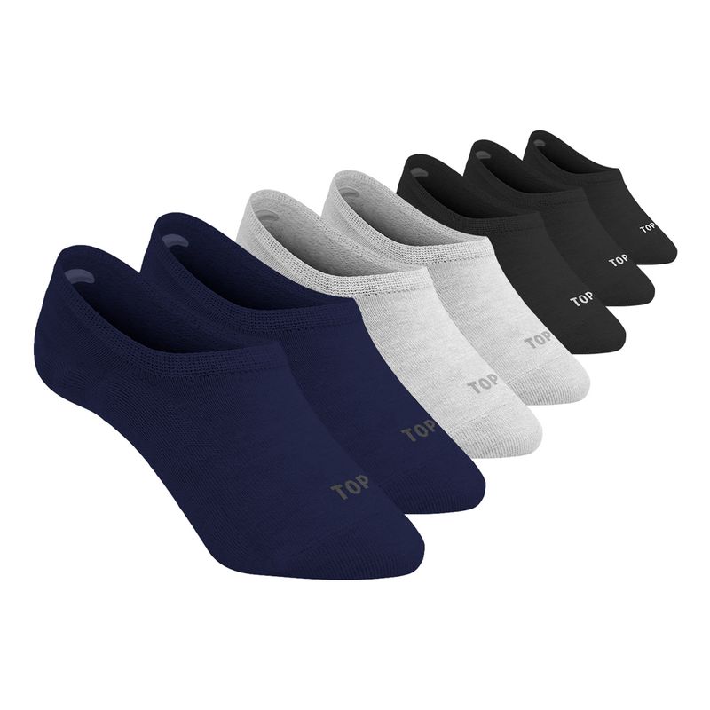 TOP - Pack 7 Calcetines Invisibles Algodón Hombre Top