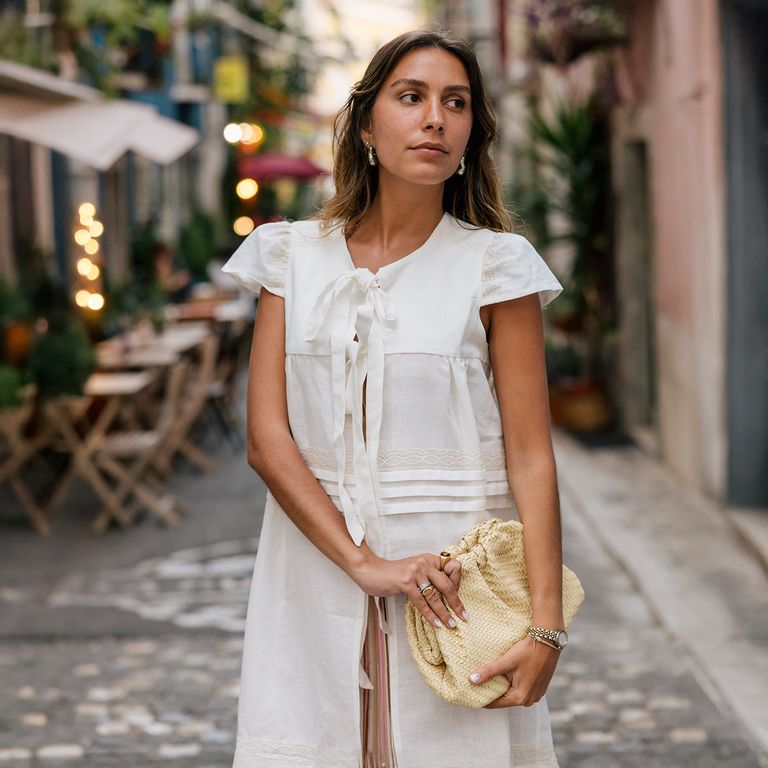 NURRK Blusa Lino y Algodón Mujer