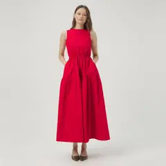NURRK - Vestido Midi 100% Algodón Mujer