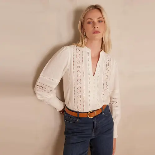 MAISON 123 - Blusa Algodón Mujer