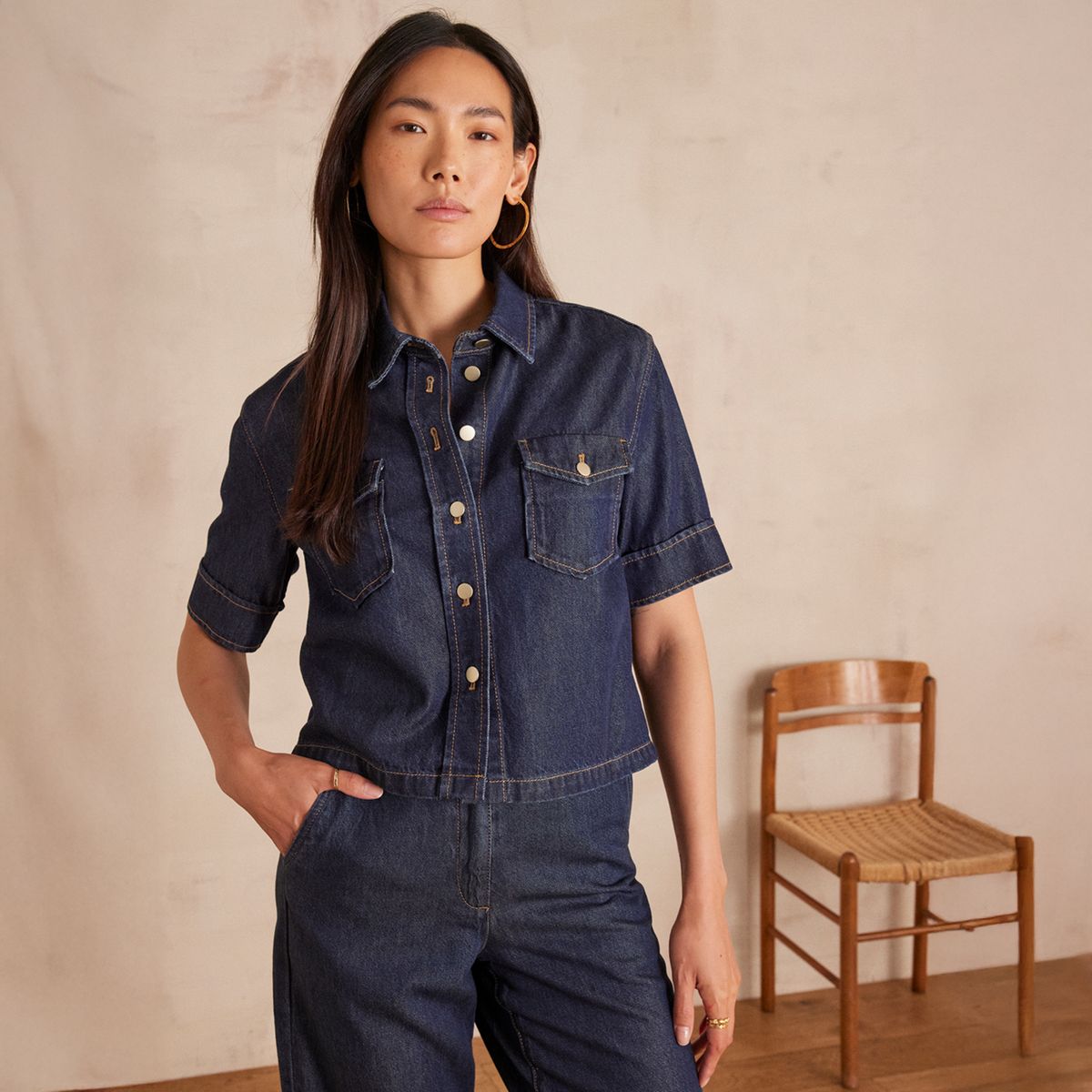 MAISON 123 - Blusa Algodón Mujer Maison 123