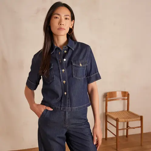 MAISON 123 - Blusa Algodón Mujer